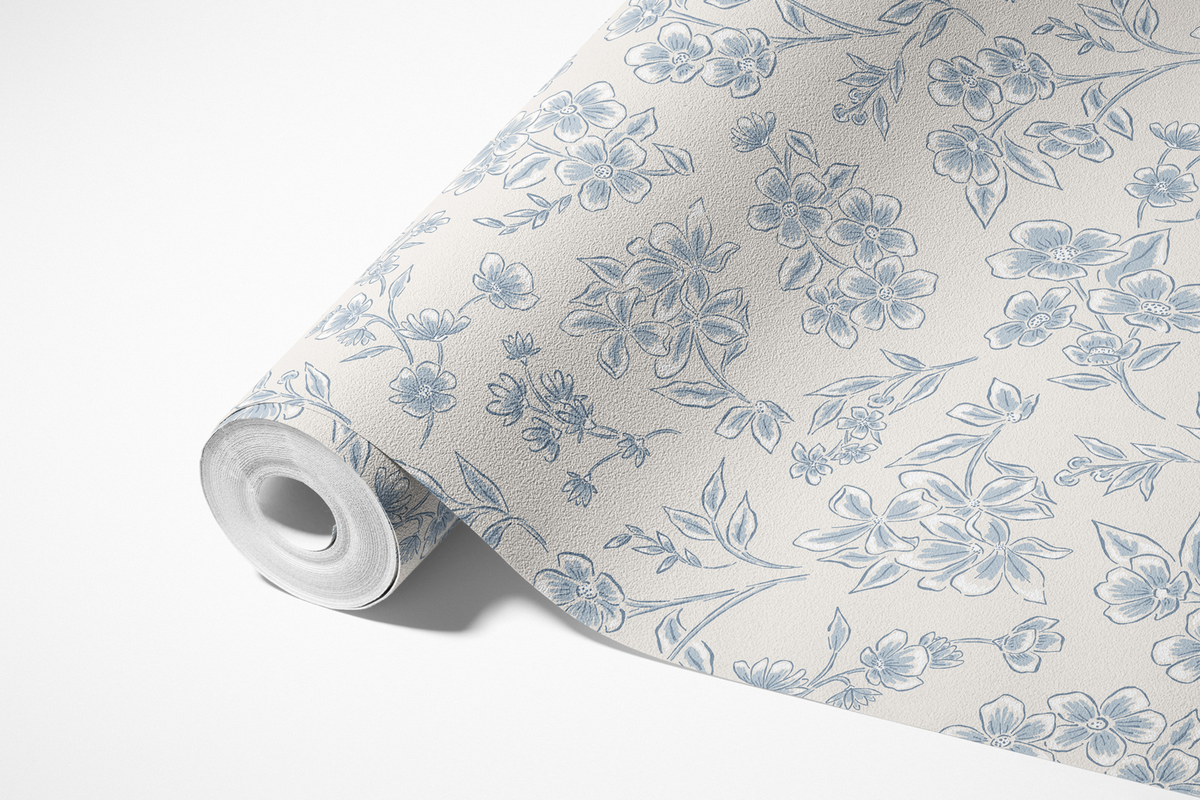Sweet Briar Florals - Blue