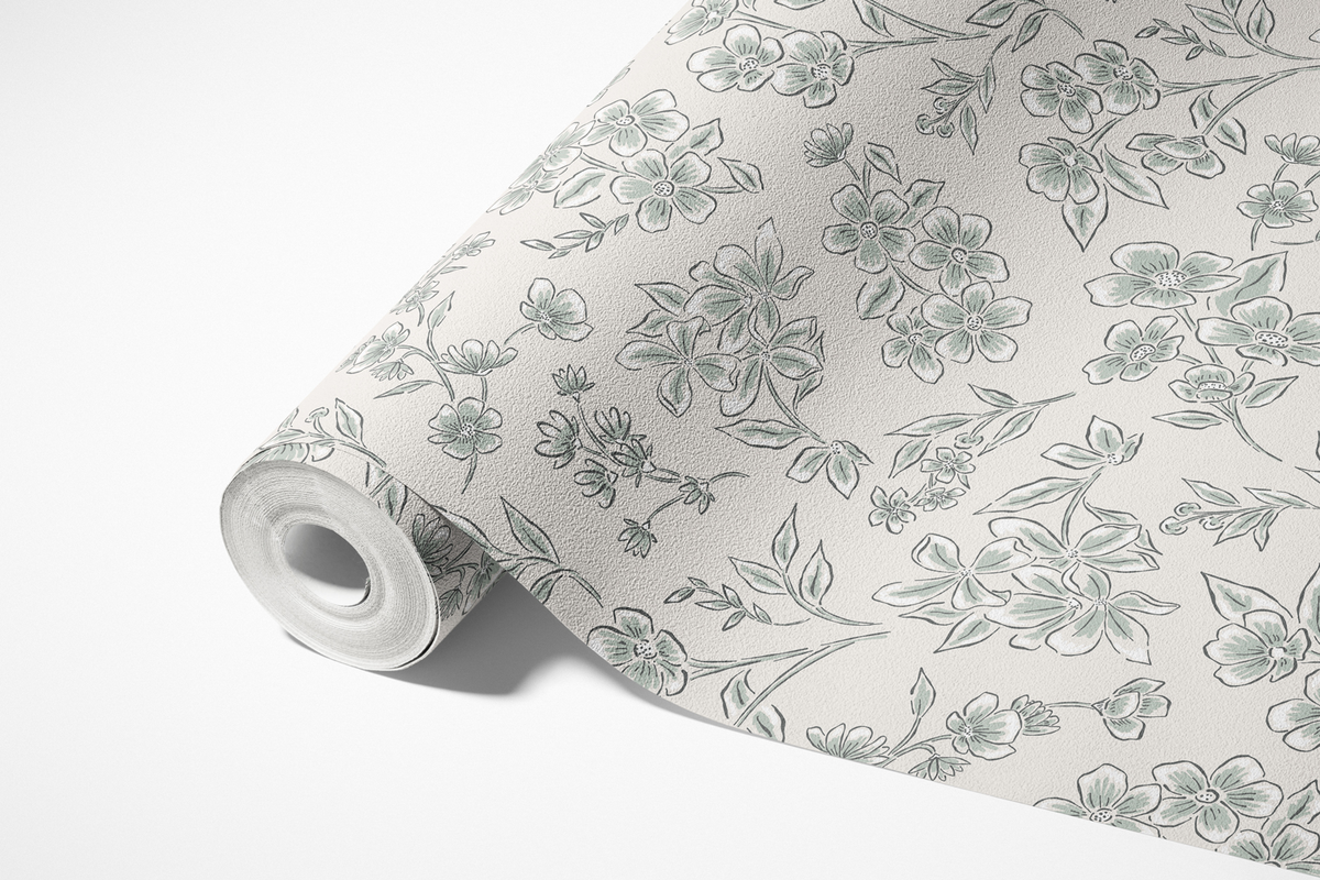 Sweet Briar Florals - Green