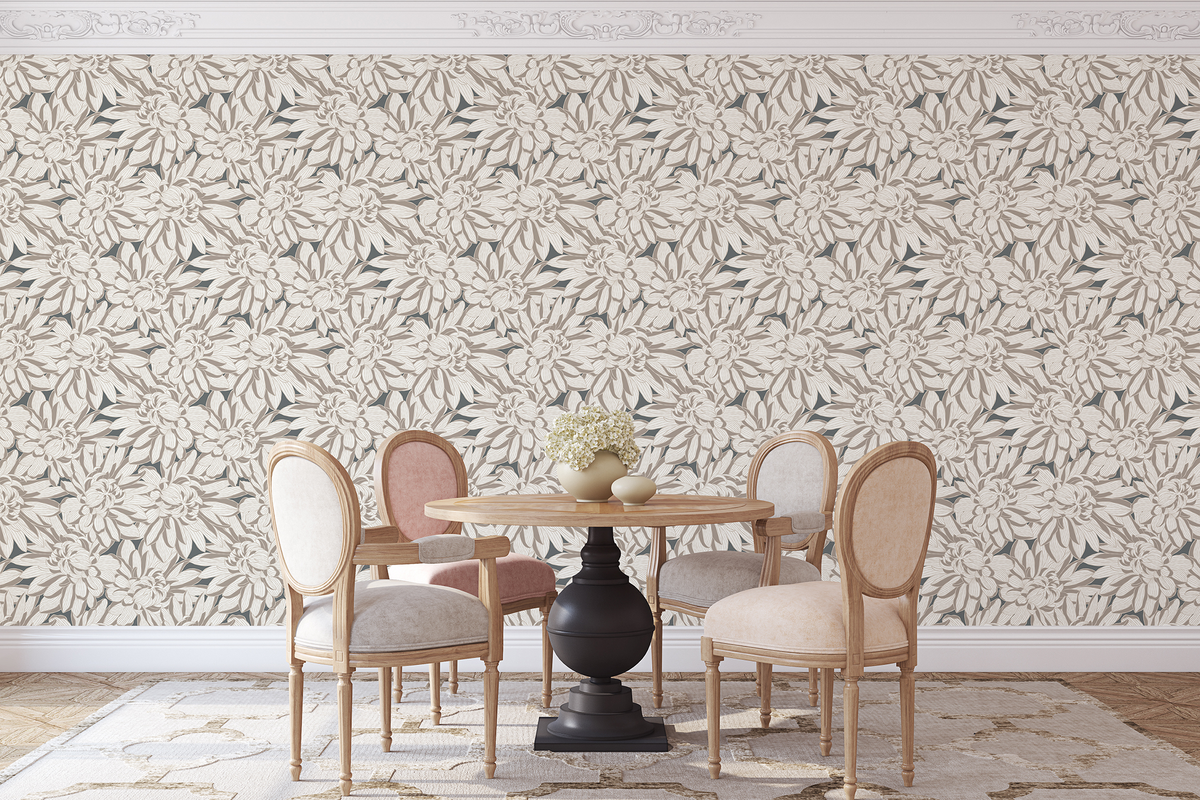 Chrysanthemums - Taupe