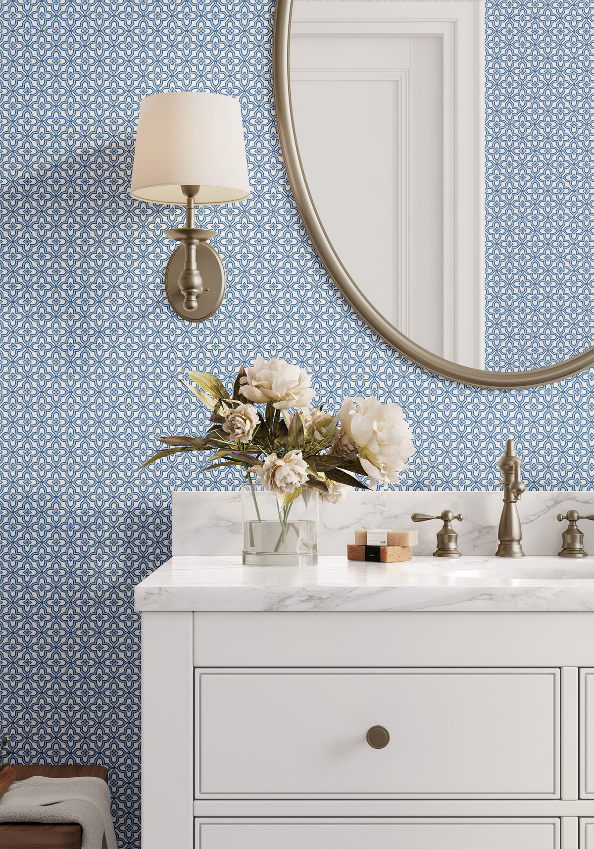 Geo Tile - Blue