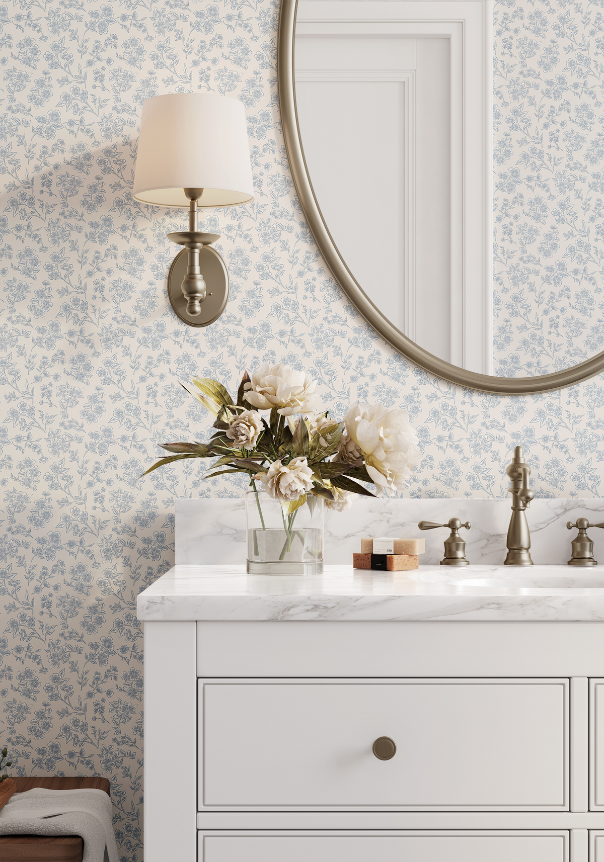 Sweet Briar Florals - Blue