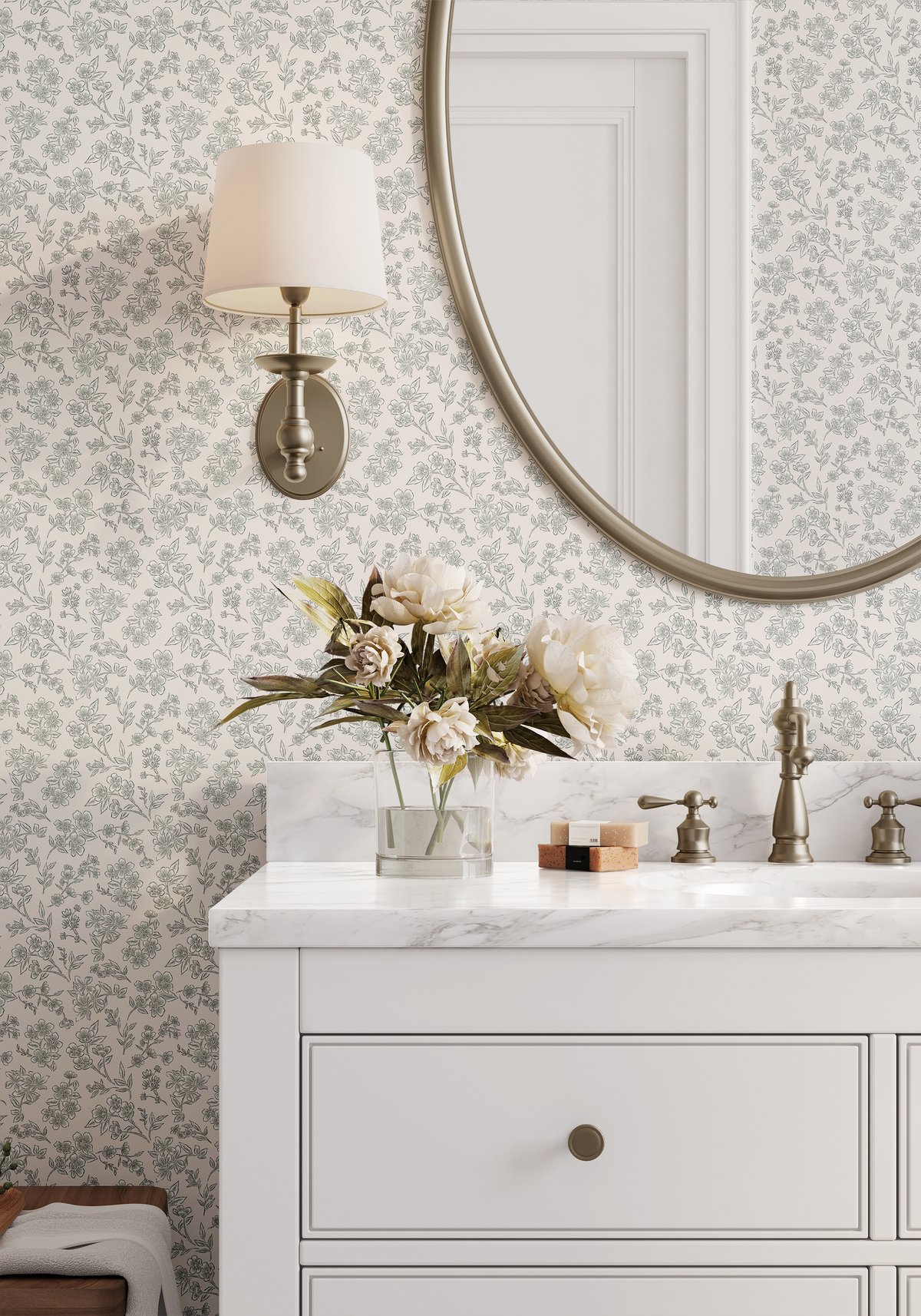 Sweet Briar Florals - Green