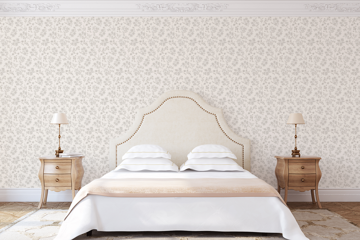Sweet Briar Florals - Taupe