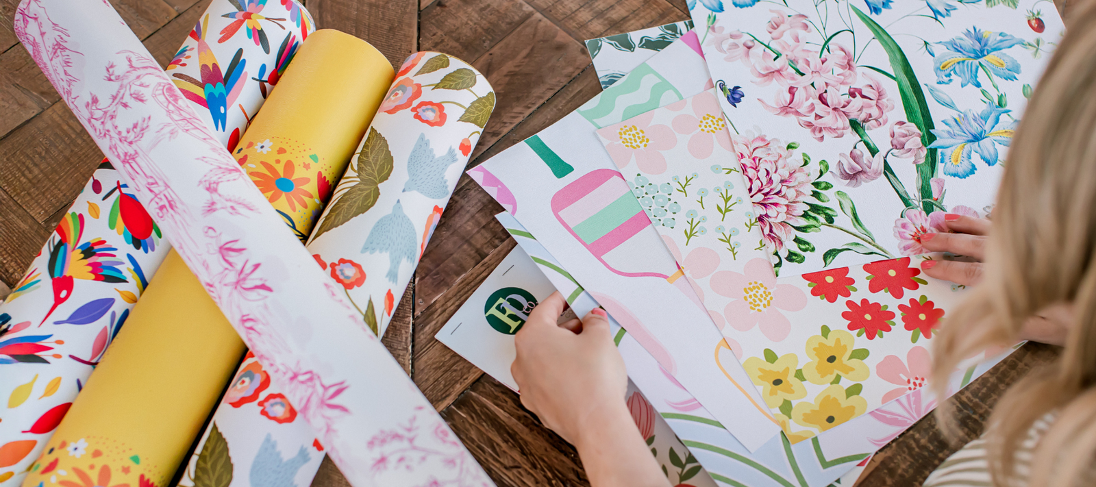 On A Roll: The Funky Paper Co. Wallpaper Blog. Woman-owned small business.
