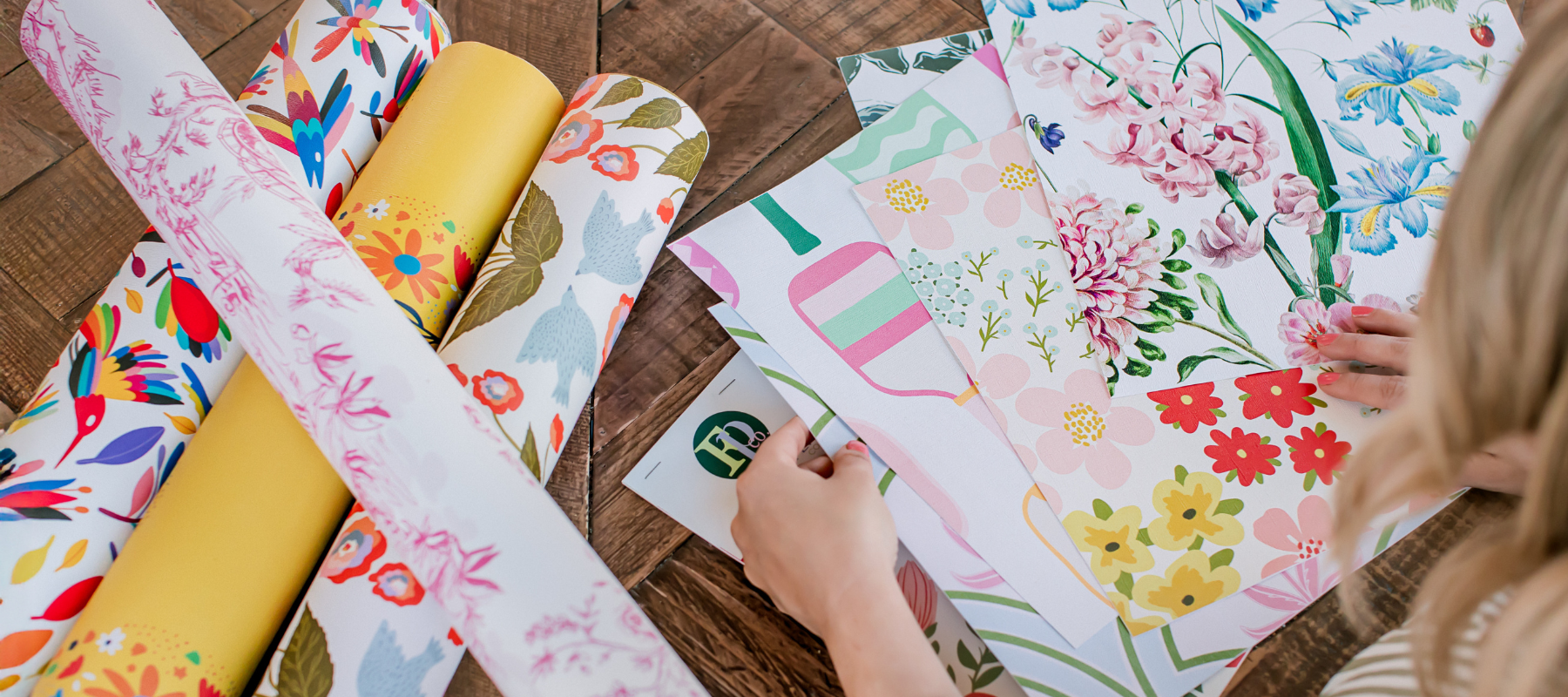 On A Roll: The Funky Paper Co. Wallpaper Blog. Woman-owned small business.