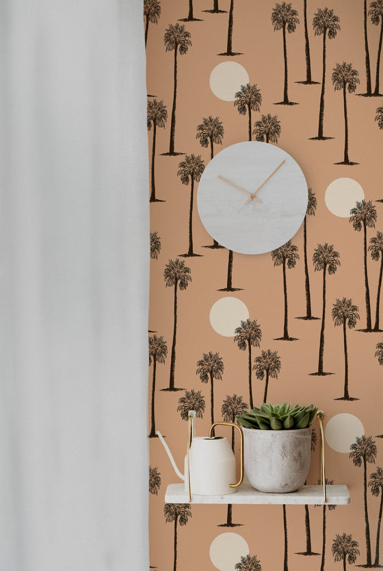 Palm Springs Canyon Sunset- Sand Pink X Studio Periwink