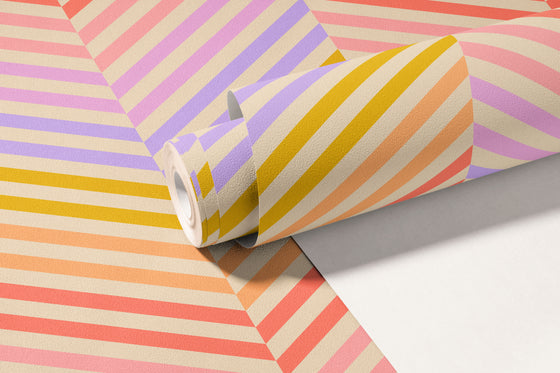 Pastel Retro Chevron X Studio Periwink