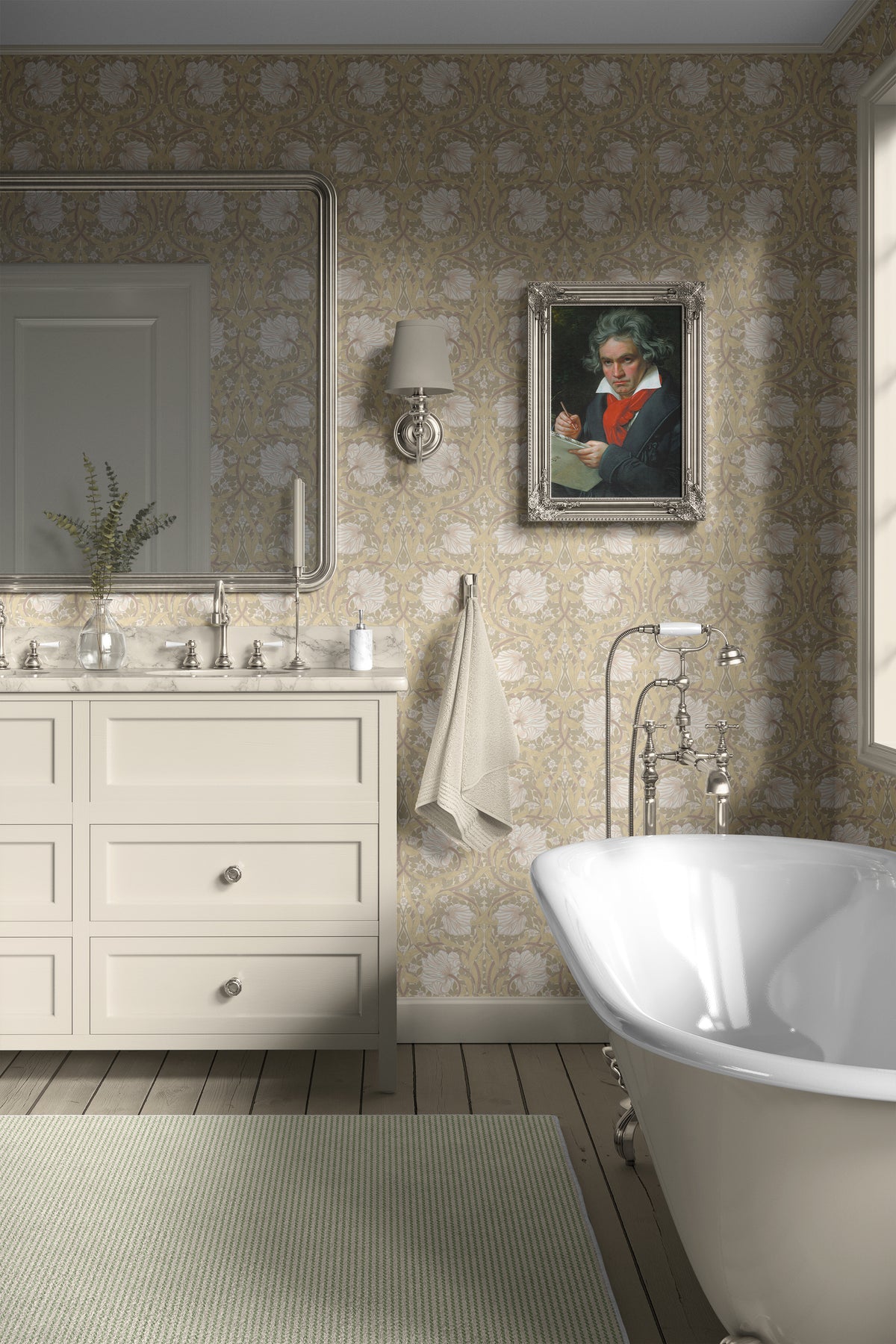 Pimpernel by William Morris - Beige