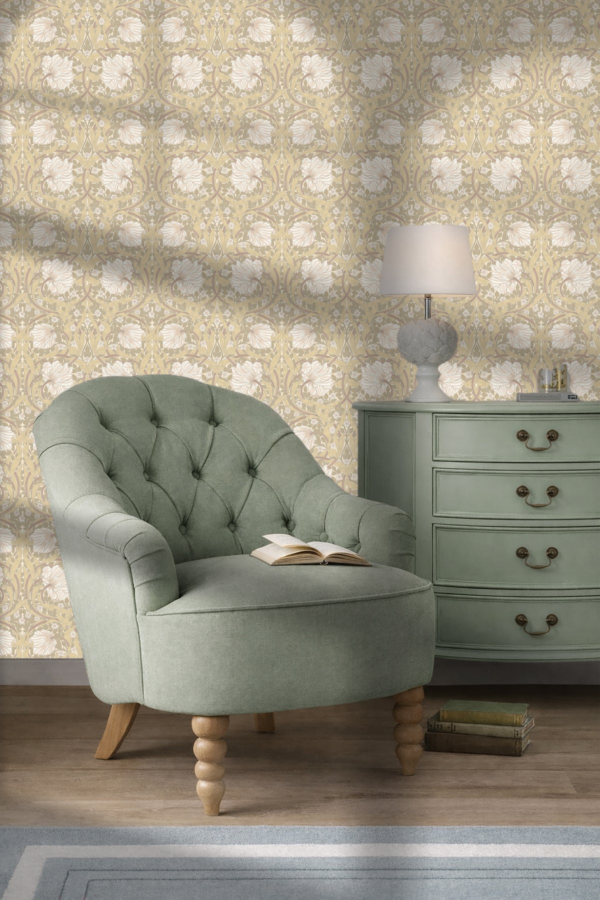 Pimpernel by William Morris - Beige