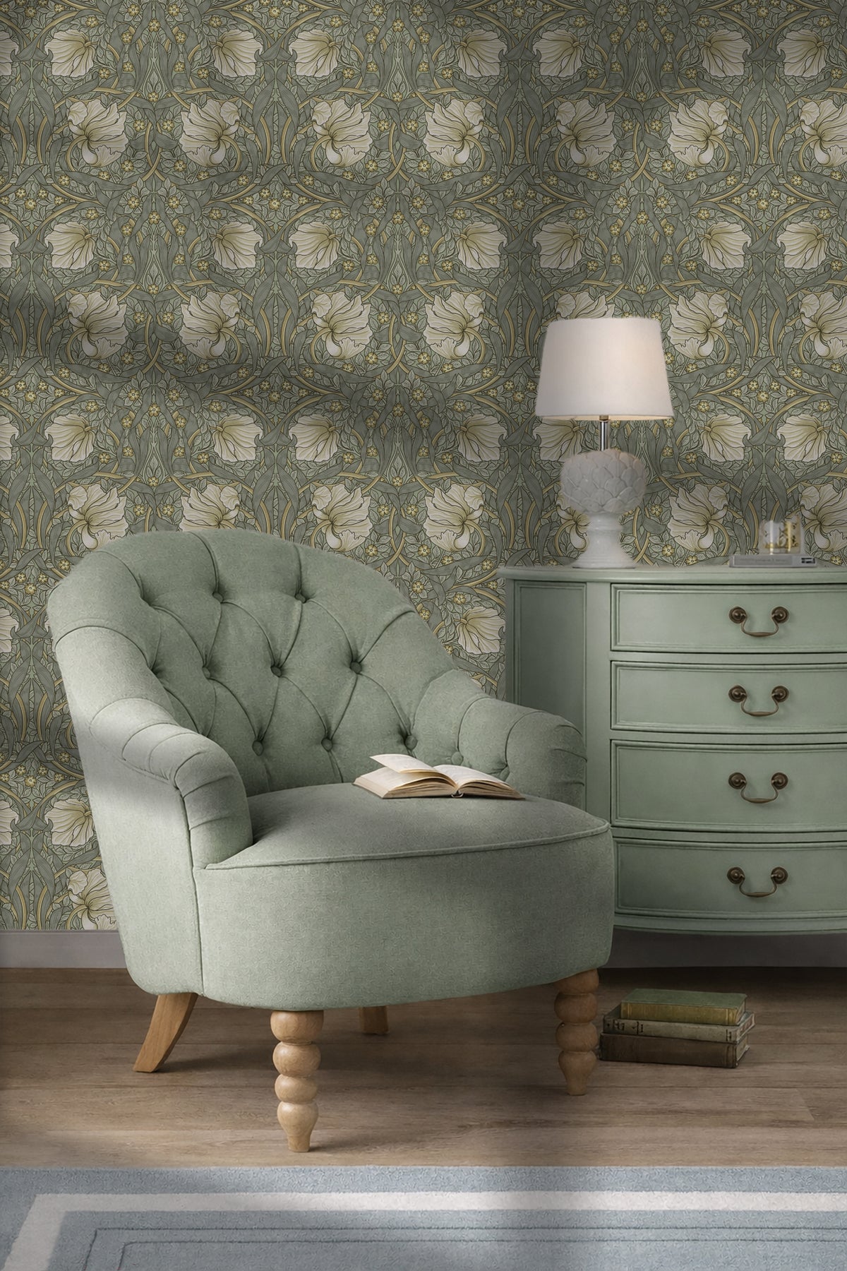 Pimpernel by William Morris - Sage