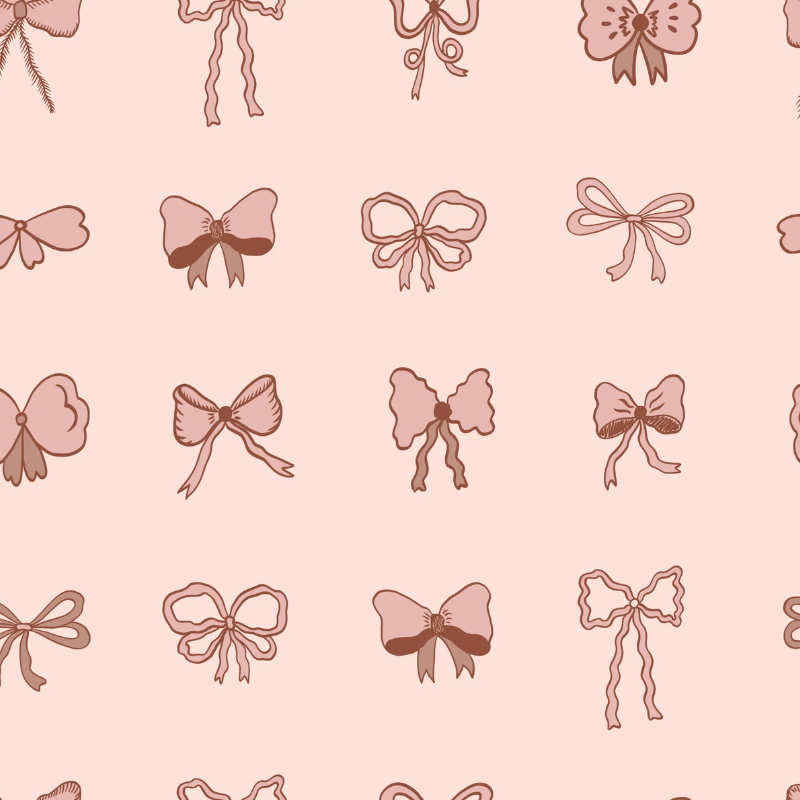 Pink Coquetterie Peel and Stick Wallpaper by Funky Paper Co