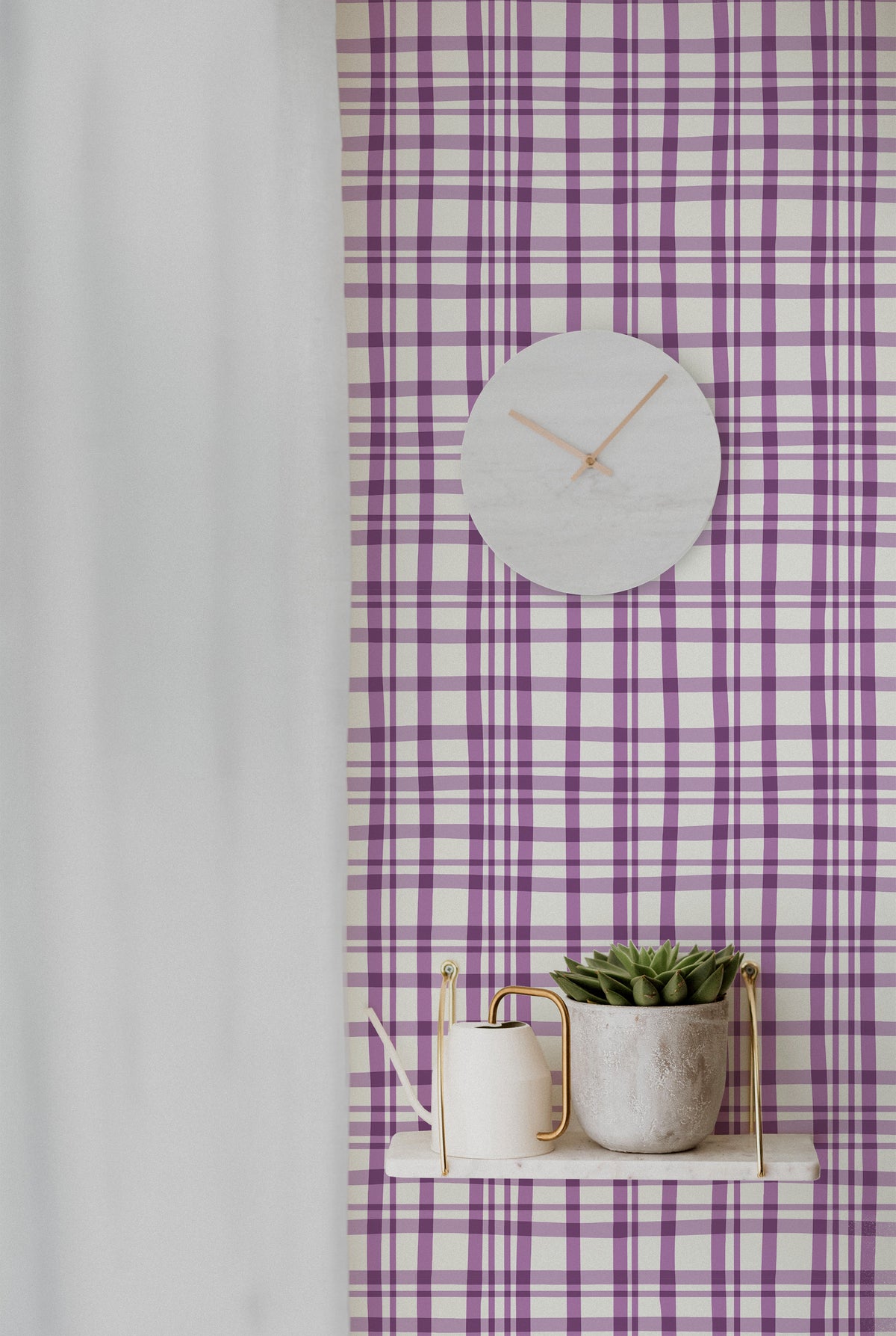 Pretty Plaid - Purple