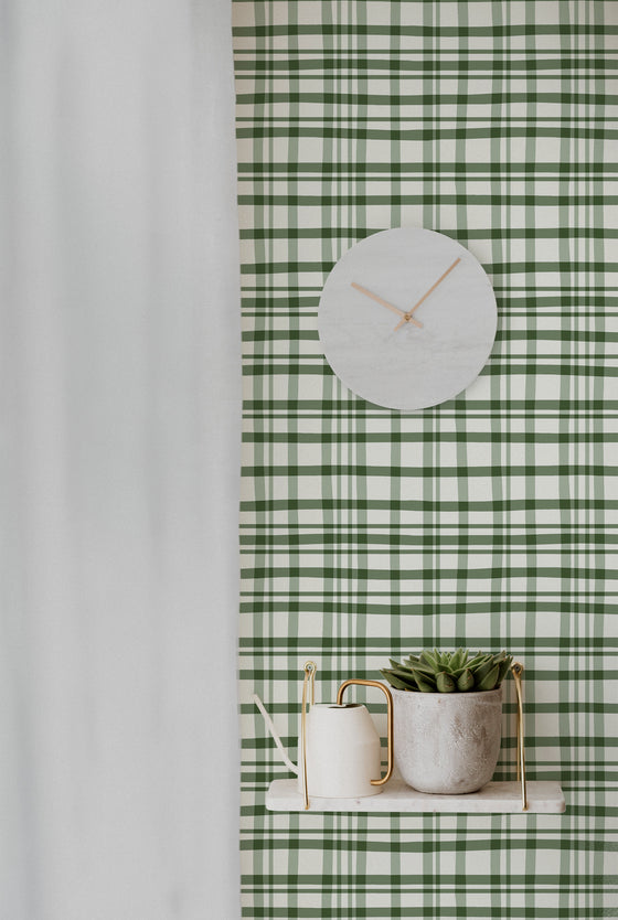 Pretty Plaid in Sage