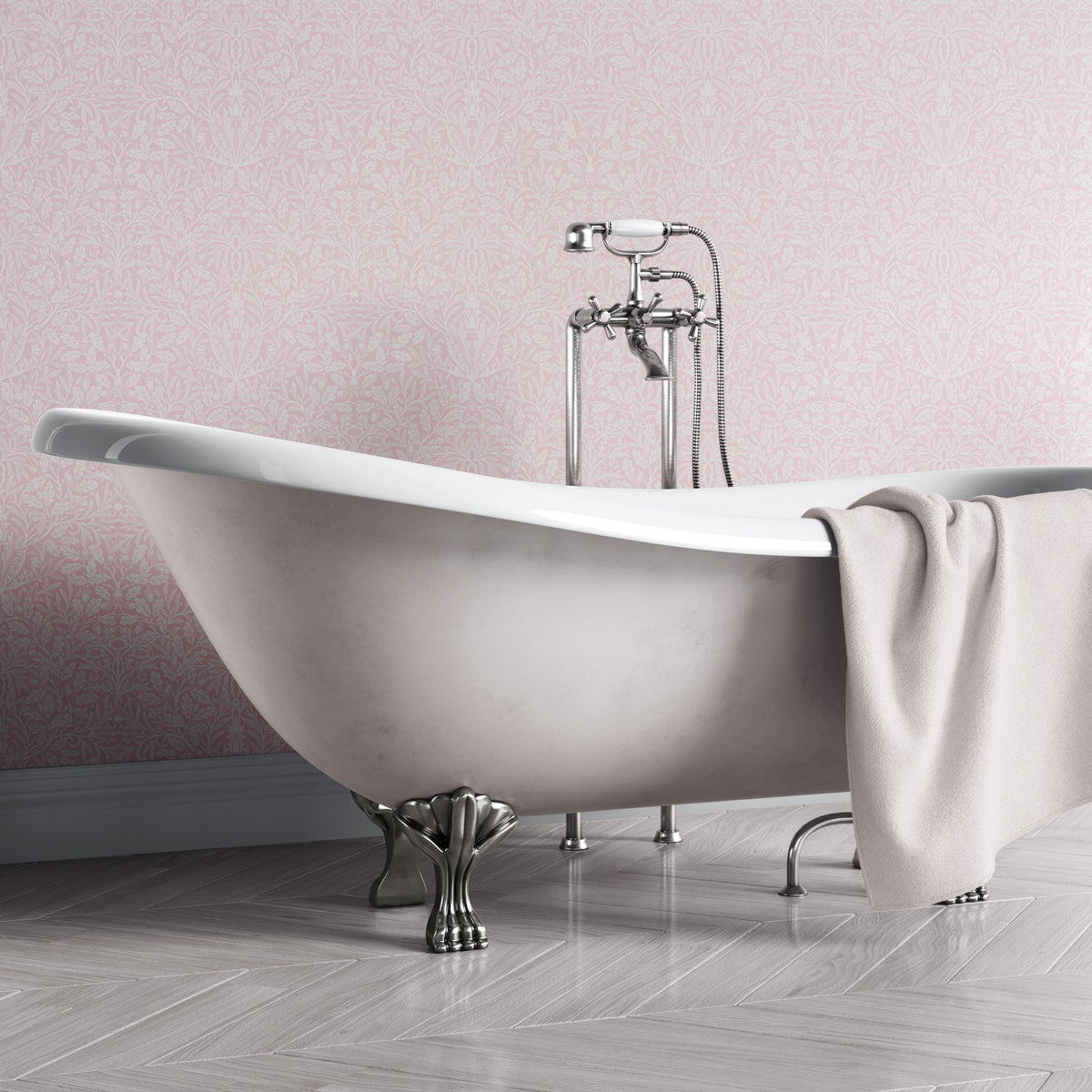 Pure Acorn by William Morris - Pink