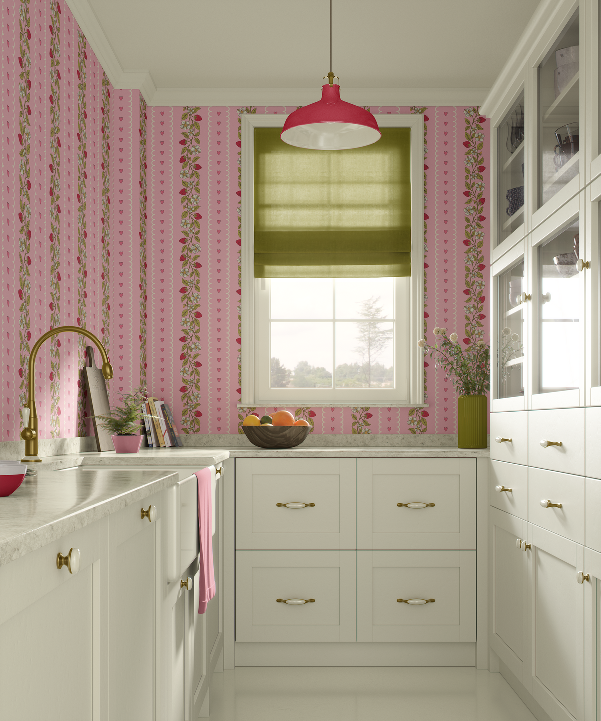 Sweet Strawberries - Pink
