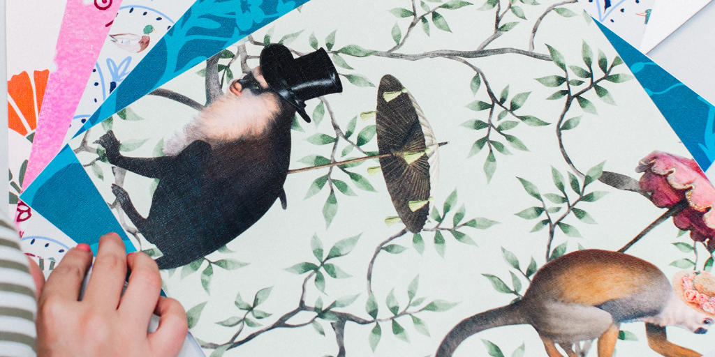 Wallpaper samples by Funky Paper Co