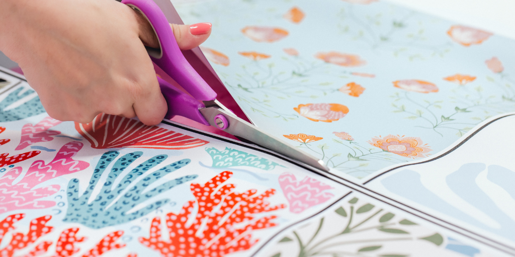 Wallpaper samples by Funky Paper Co