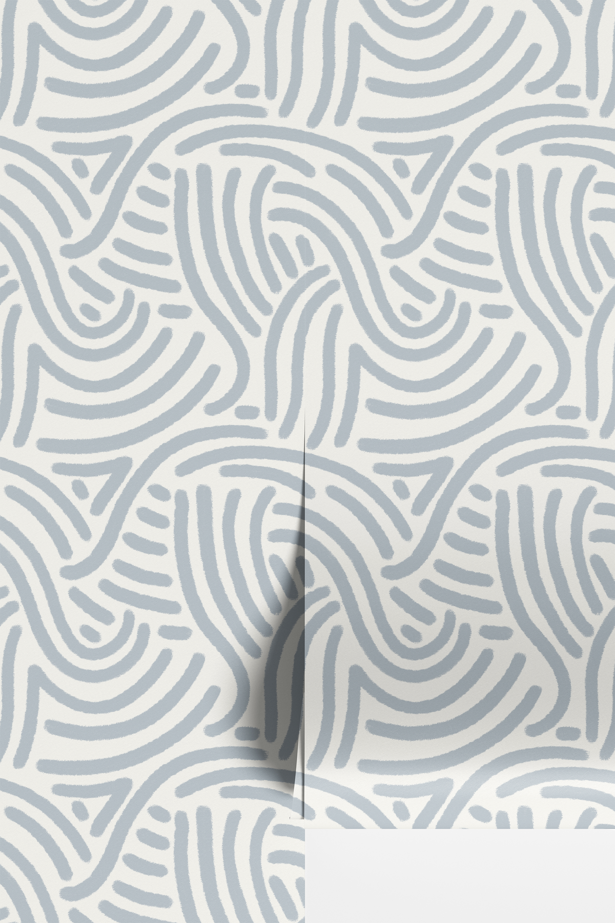 Abstract Strokes - Blue