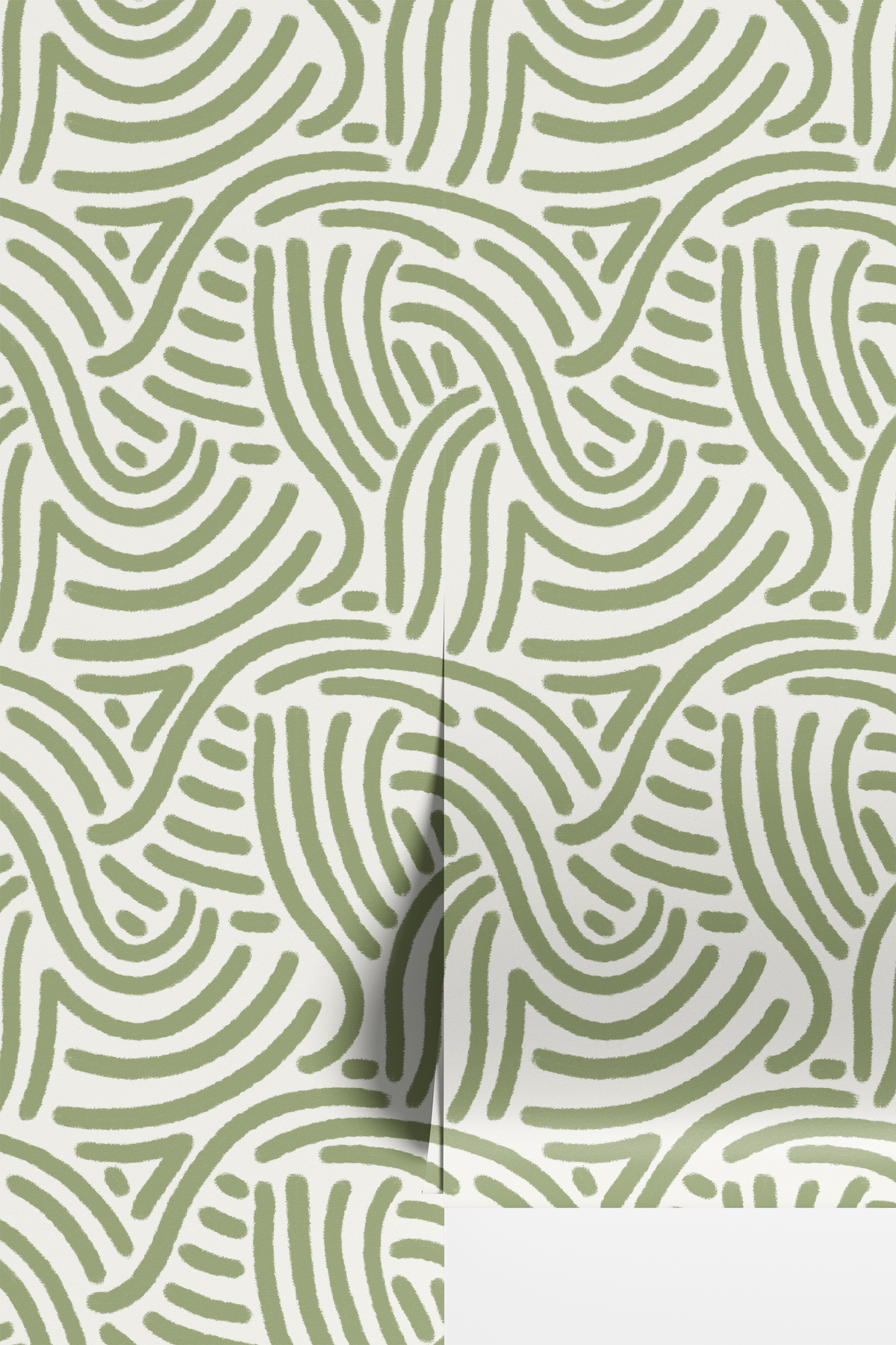 Abstract Strokes - Green