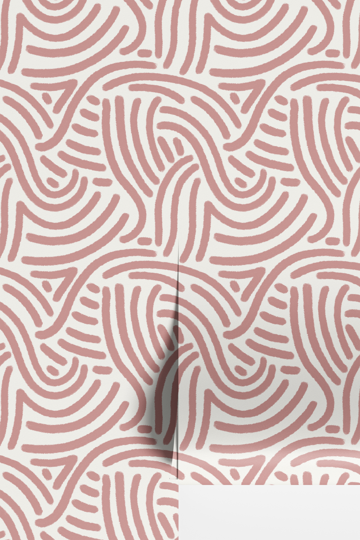 Abstract Strokes - Pink