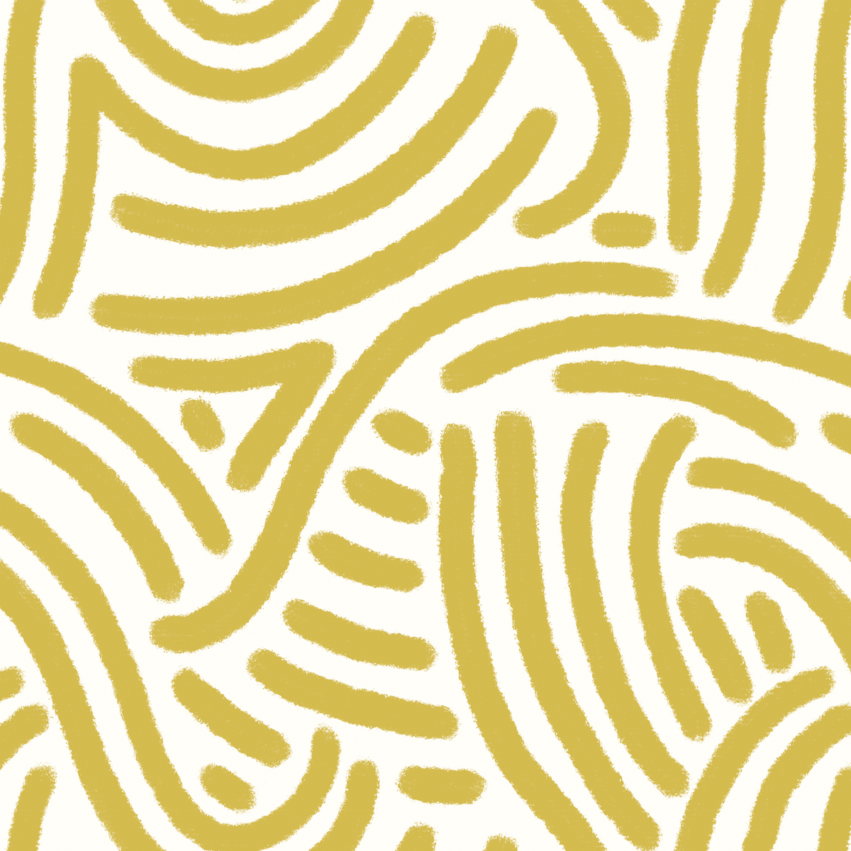 Abstract Strokes - Yellow
