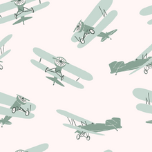  Vintage Airplanes in Green X Jenny Koland