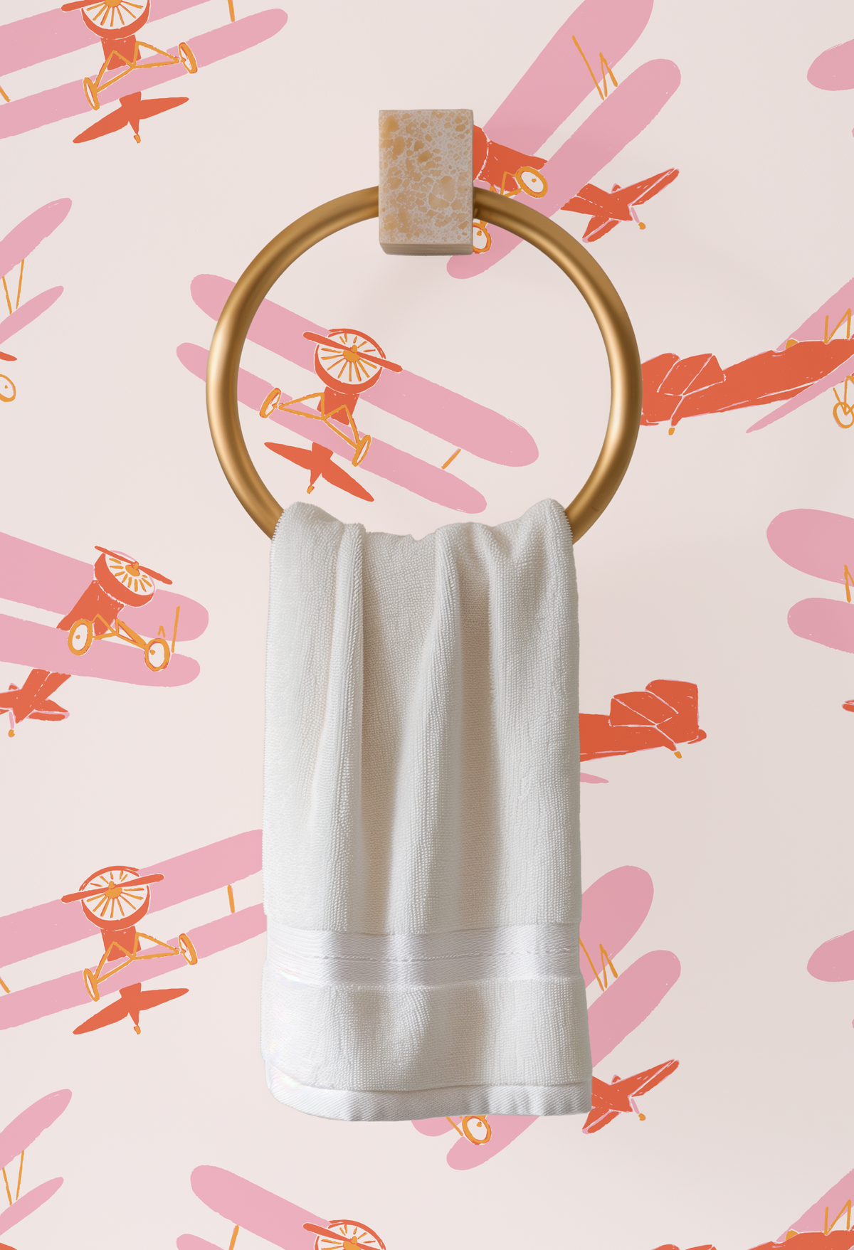 Vintage Airplanes - Pink