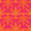 Banana Plants Wallpaper in Pink by Jenna Hang