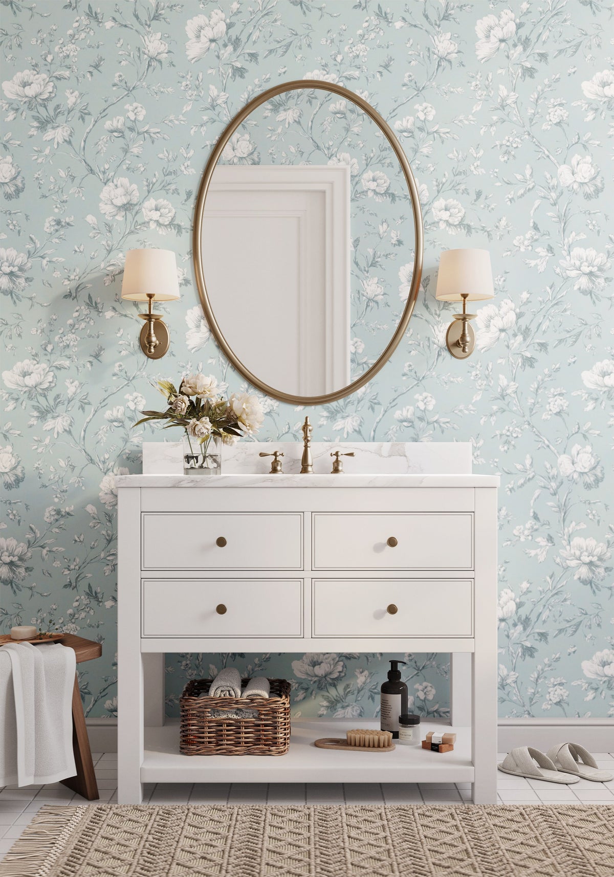 Chinoiserie Garden - Blue