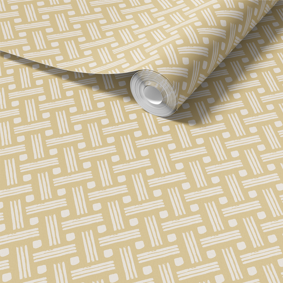 Kintamani Wallpaper in Beige X Rochelle Renee