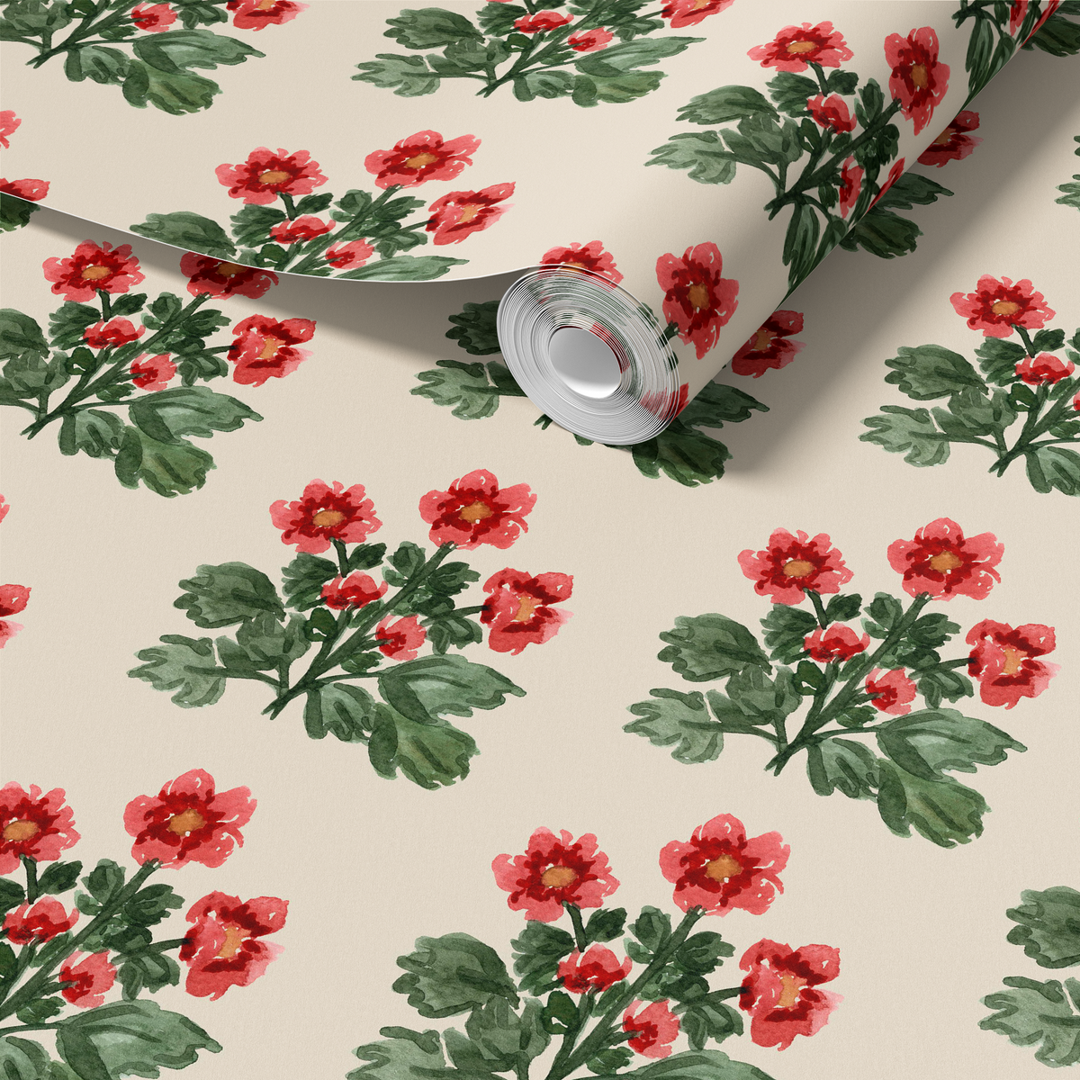 Folk Floral - Bone