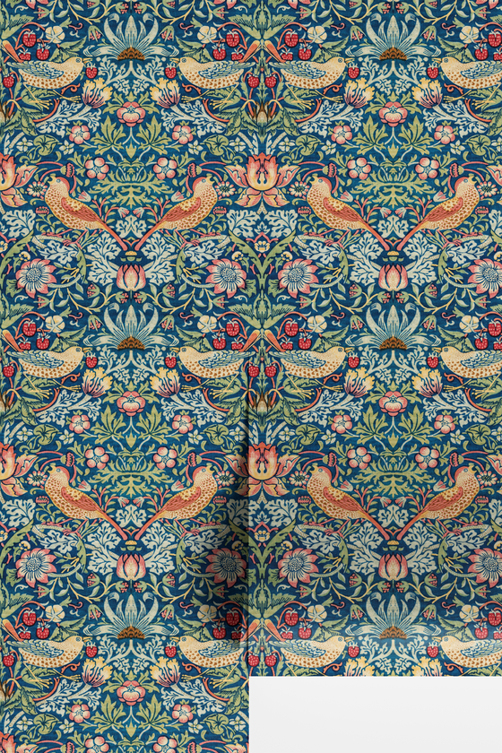 Strawberry Thief Wallpaper by William Morris X Uta Naumann