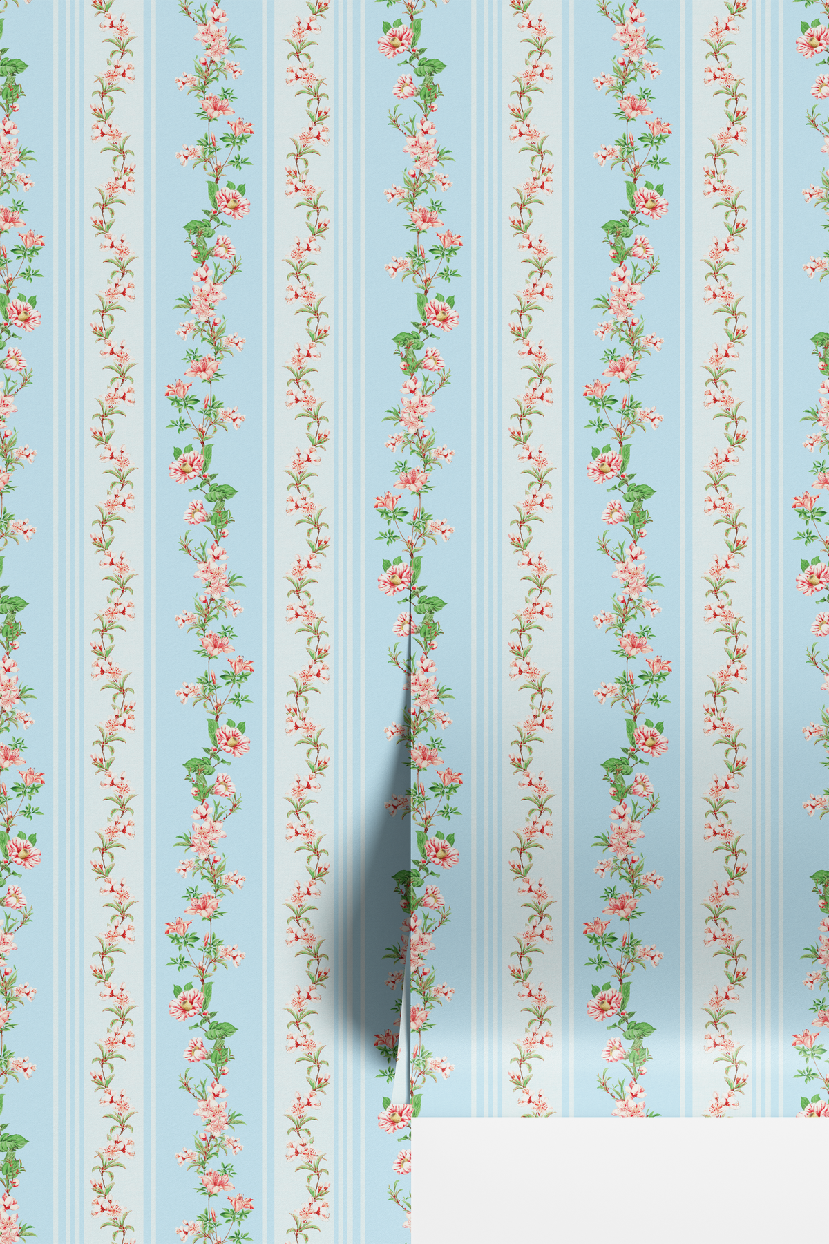 Blooming Branches and Cottage Charms - Blue
