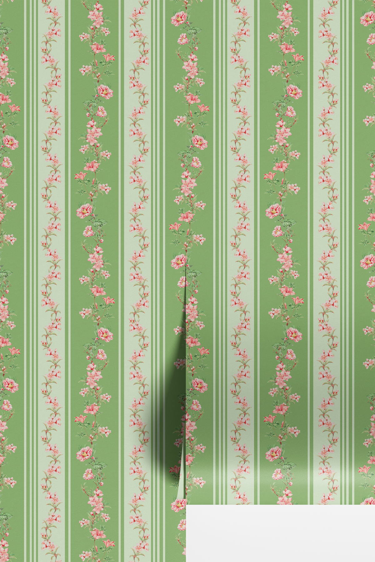 Blooming Branches and Cottage Charms - Green