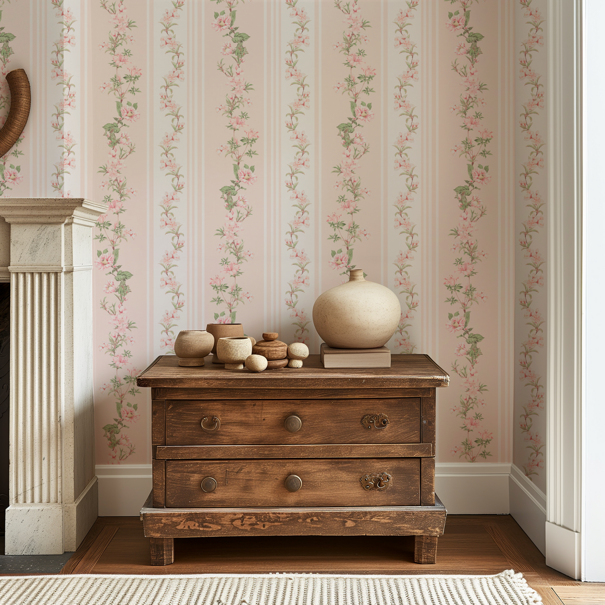 Blooming Branches and Cottage Charms - Pink