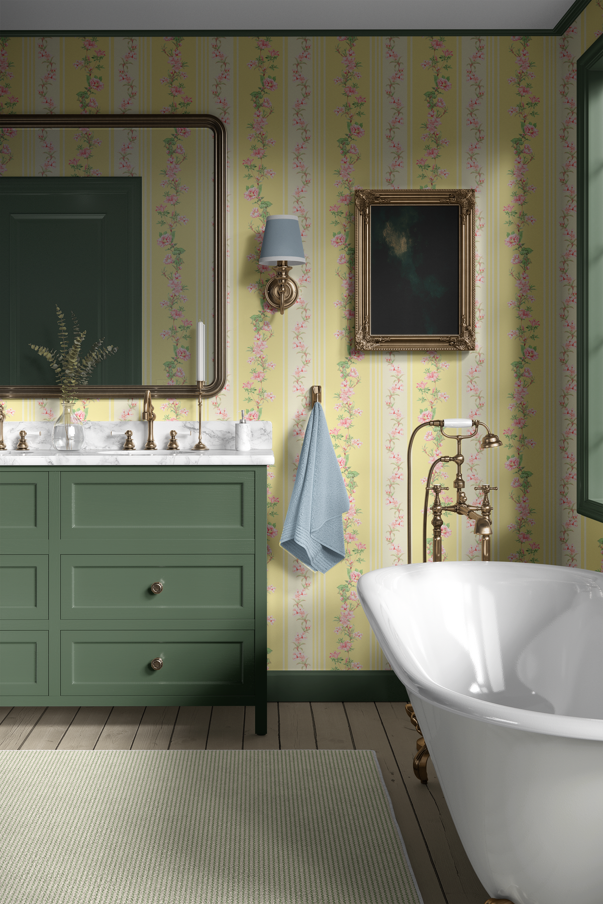 Blooming Branches and Cottage Charms - Yellow
