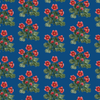 Folk Floral in Blue