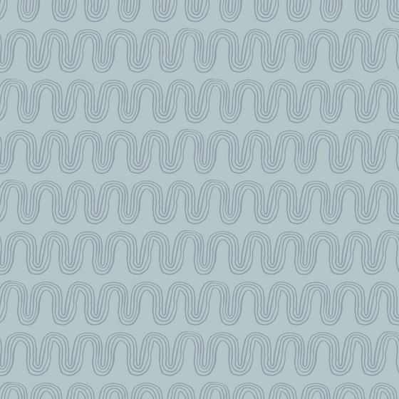 Sayulita Wallpaper in Blue X Rochelle Renee