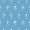 Pemberly Wallpaper in Blue X Kate Clay