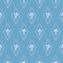  Pemberly Wallpaper in Blue