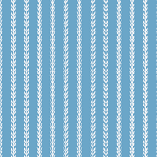  Birch Wallpaper in Blue X Kate Clay