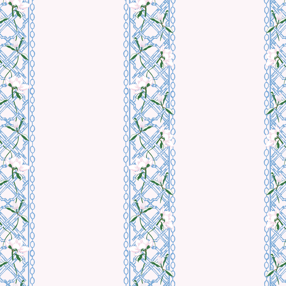 Secret Garden - Blue and Pink