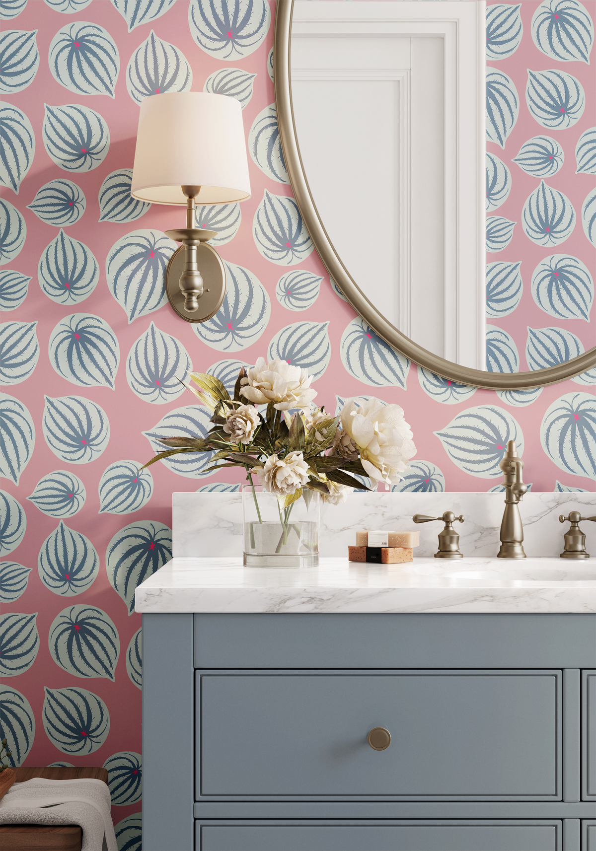 Bold Leaves - Blush