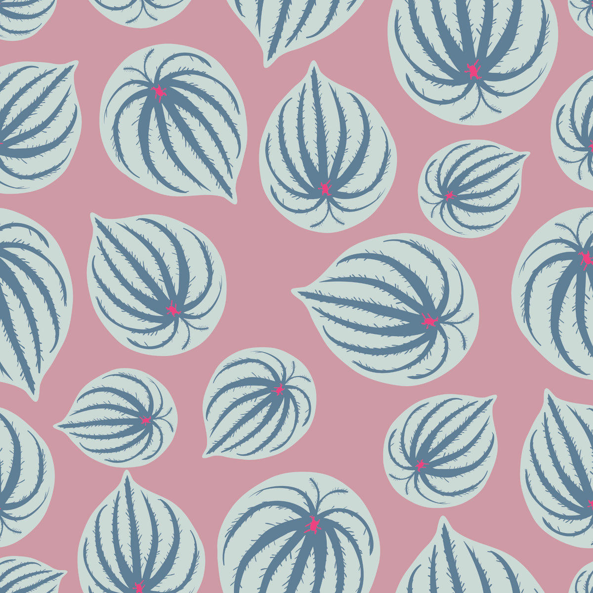 Bold Leaves - Blush