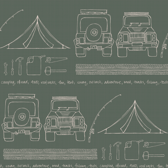 Camping in Green X Katherine Morphett