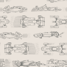  Vintage Cars Wallpaper in Grey