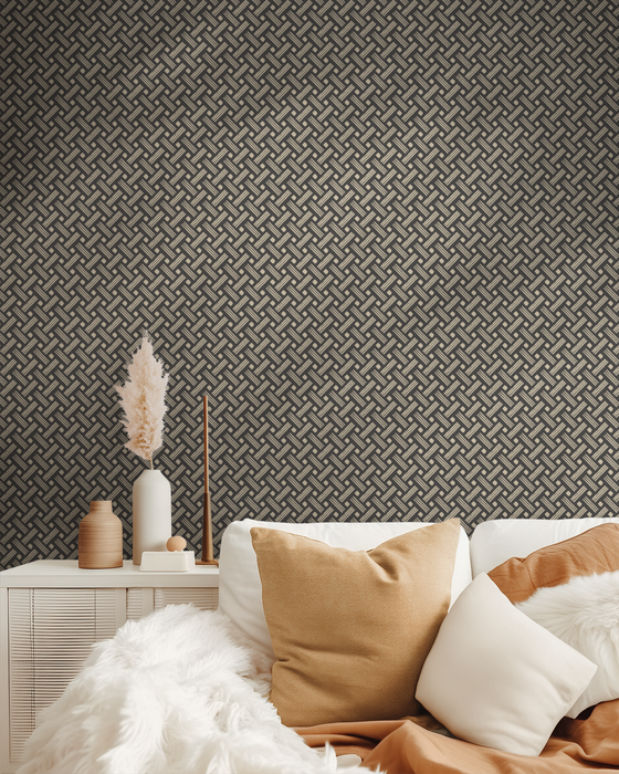 Kintamani Wallpaper in Charcoal X Rochelle Renee