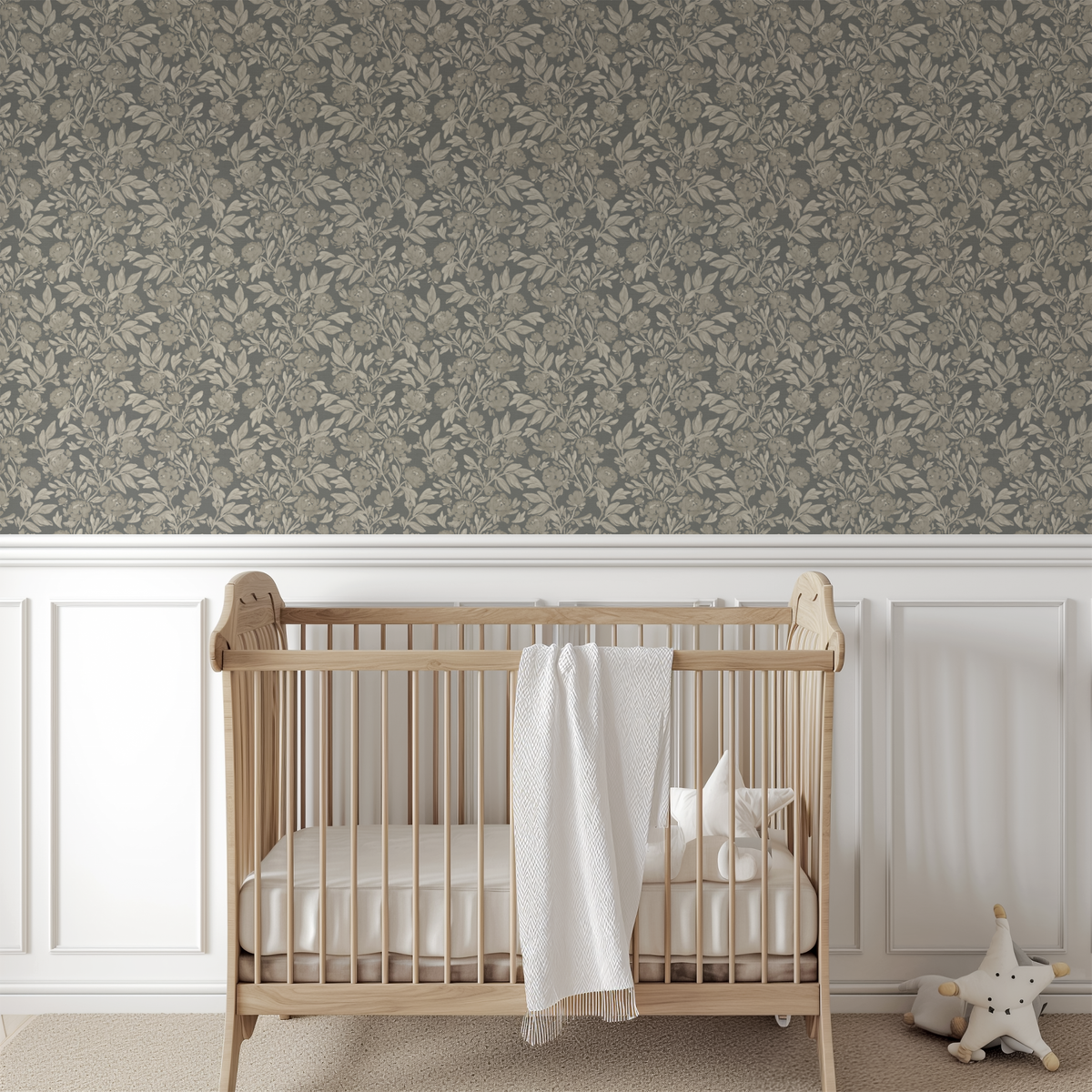 Climbing Roses - Grey Beige