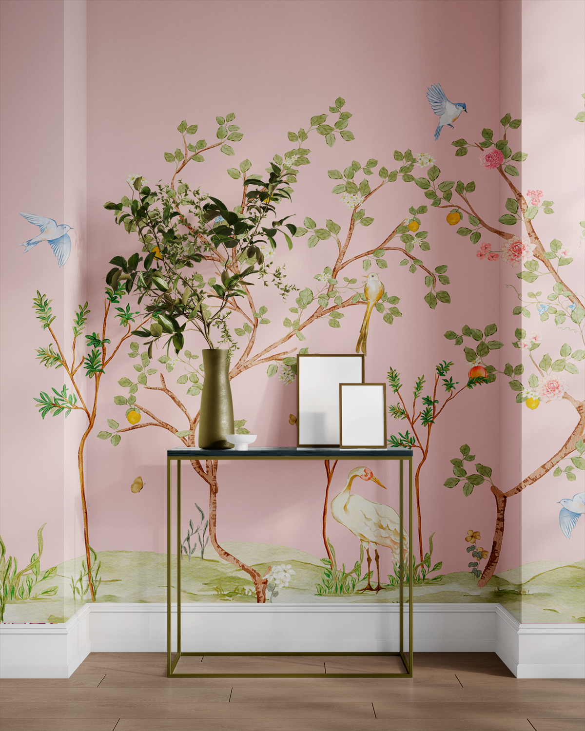Charming Birds Mural