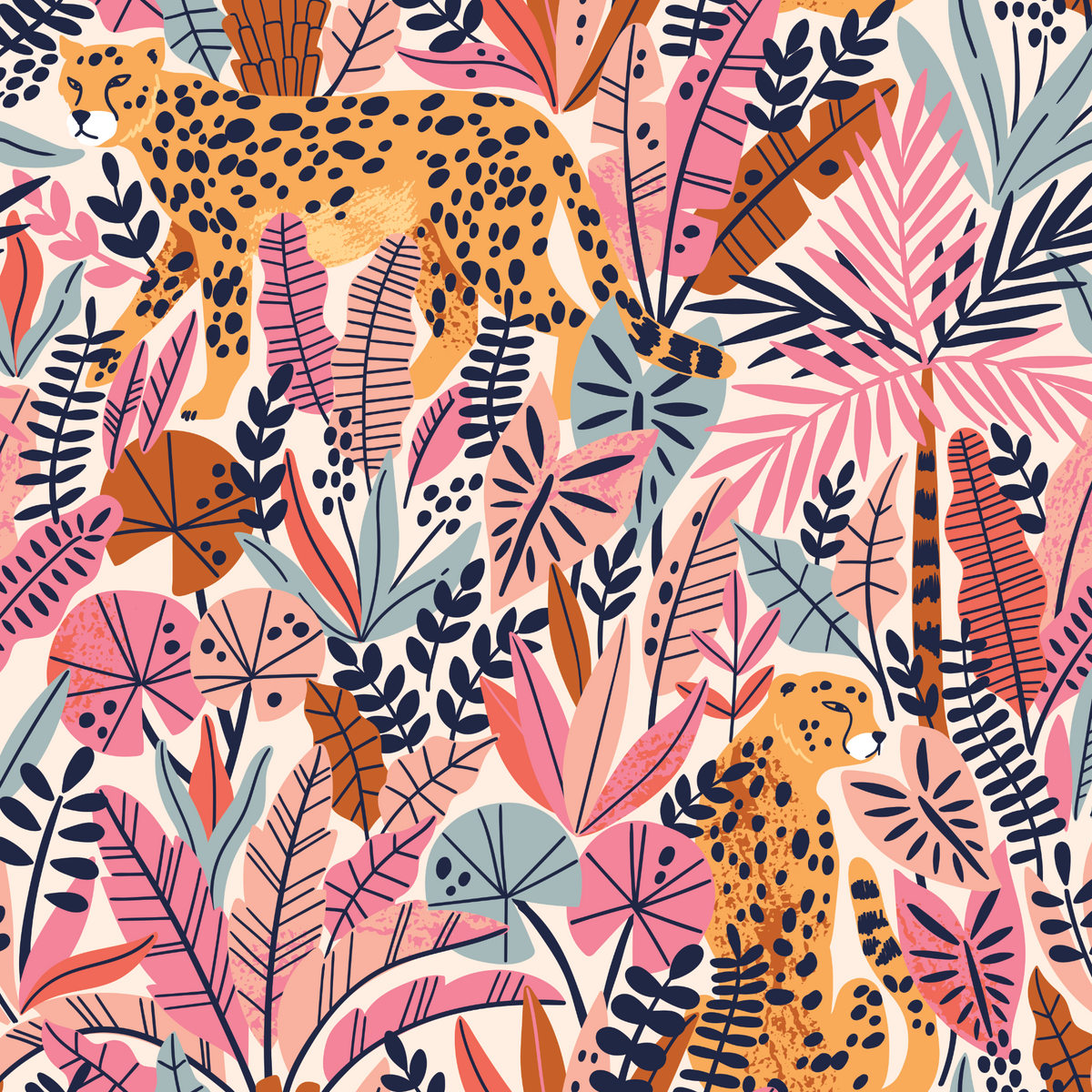 Wild Cheetahs - Pink